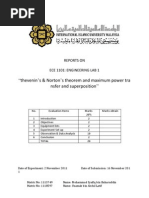 Download Lab Report Experiment 3 c to Verify Maximum Power Transfer Theorem by Arif Zain SN134763090 doc pdf