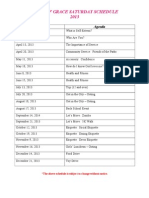 2013 GOG Meeting Schedule
