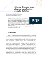 Adc e Contribuições para As Reflexões Sobre A Formação Do Leitor