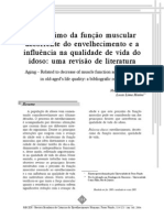 DECRÉSCIMO DA FUNÇÃO MUSCULAR DECORRENTE DO ENVELHECIMENTO E A INFLUÊNCIA NA QUALIDADE DE VIDA