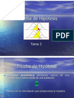 Prueba de Hipotesis