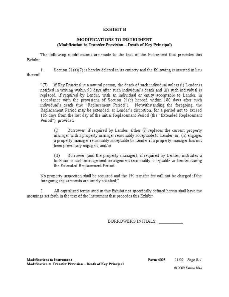 FNMA Form 4095 PDF