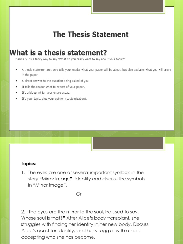 What is an evil mirror picture