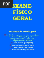 Exame Fisico Geral Pele e Mucosas