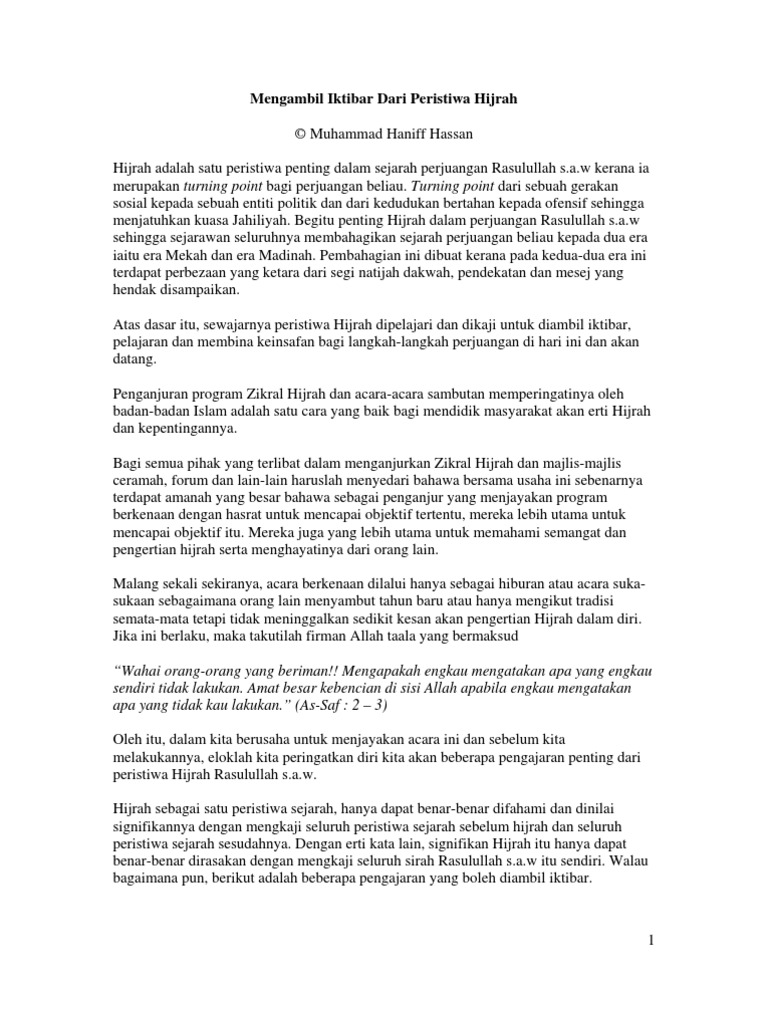 Artikel Hijrah Pdf