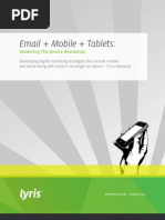 Email Mobile Tablets Mastering The Device Revolution US