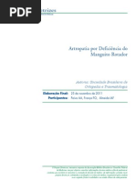 Projeto Diretrizes Artropatia Por Deficiencia Do Manguito Rotador