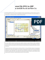 Konversi Annotasi File DWG Ke SHP Menggunakan ArcGIS 