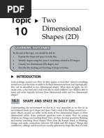 Topic 10 Two Dimensional Shapes (2D)