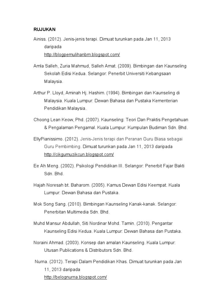 RUJUKAN | PDF