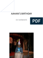 Aahan's Birthday