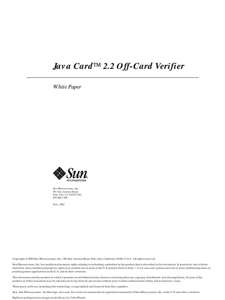 Offcardverifierwp 150021 PDF | PDF | Instruction Set | Java ...