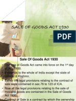 Sale of Goods Act 1930