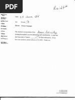 Letter To 9/11 Commission About John Kerry