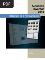 Autodesk Inventor 2013 Materials and Appearances