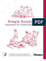 Ergonomics For Construction Workers PDF