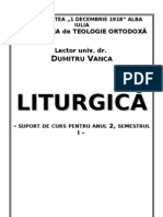 Dumitru Vanca - Liturgica