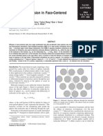 Anisotropic Diffusion in Face-Centered Cubic Opals