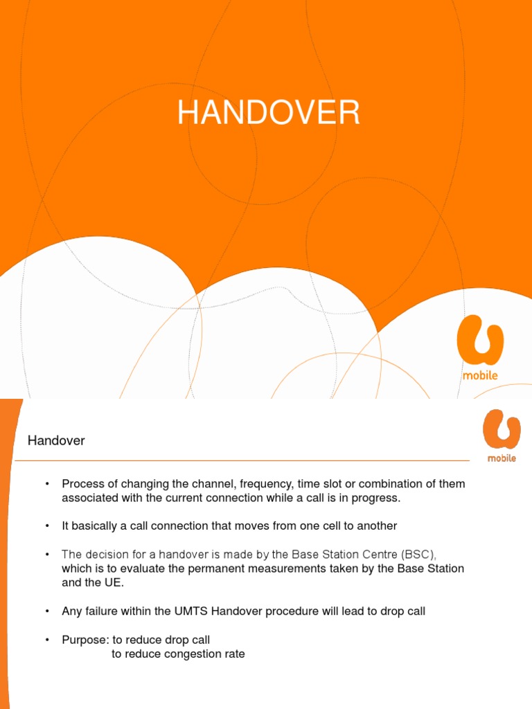 Handover | PDF | Telecommunications Engineering | Telecommunications