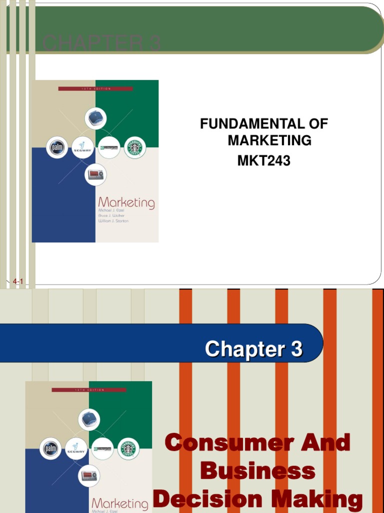 Mkt243 Chapter 3 | PDF | Consumer Behaviour | Behavior