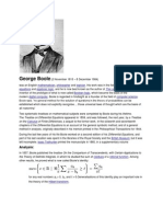 George Boole: Analysis