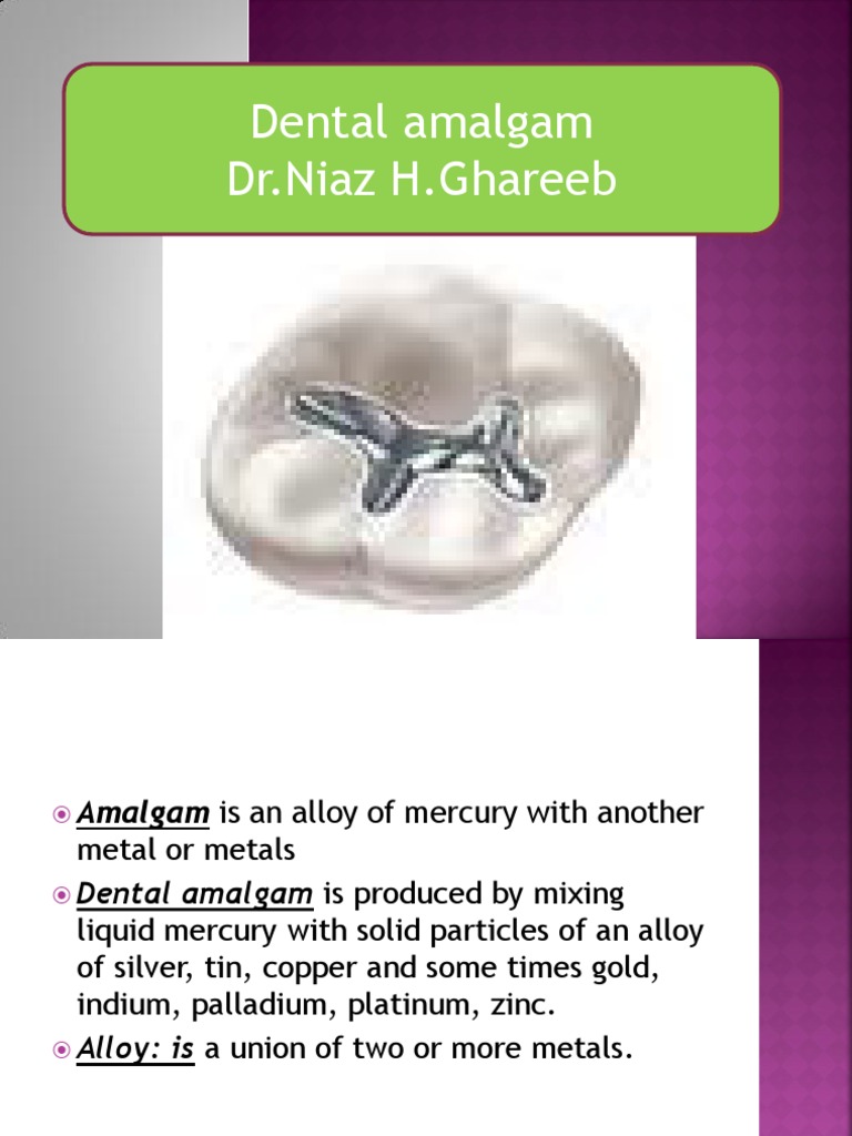Dental Amalgam Chemical Elements Manmade Materials