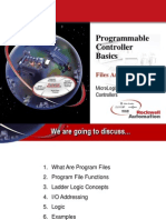 Programmable Controller Basics: Files and Programs