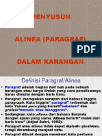 Menyusun Alinea - Paragraf Dalam Karangan