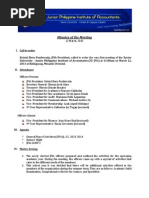 Minutes of the Meeting Mar 12, 2013