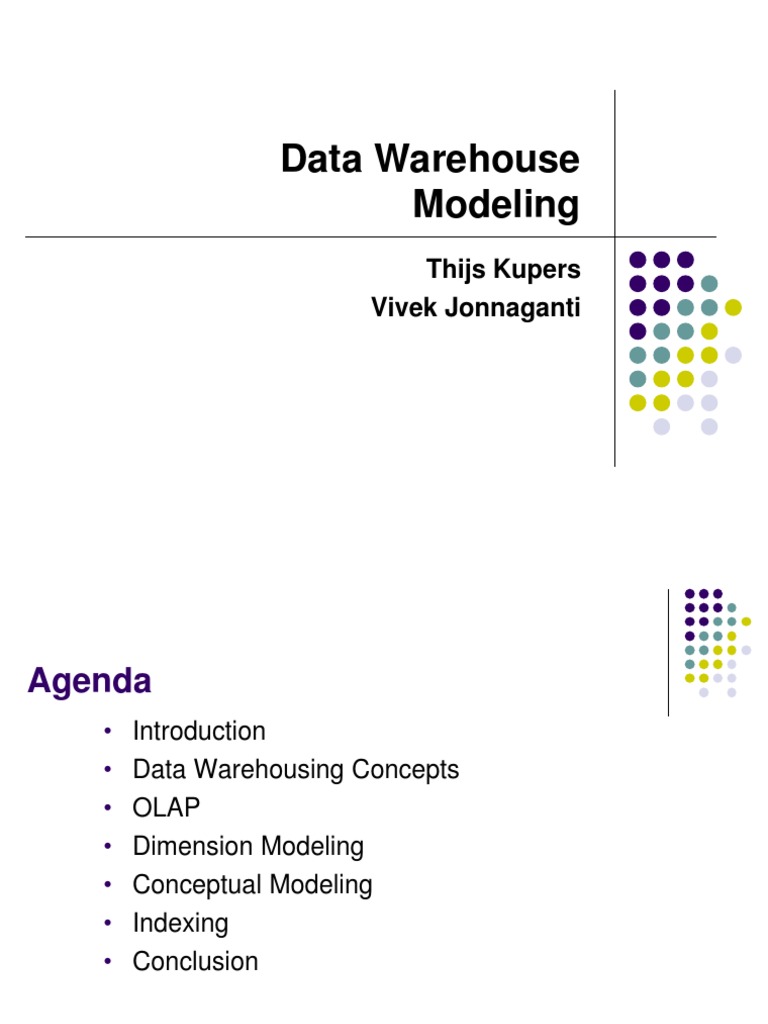 Data Warehouse Modeling Techniques | PDF | Data Warehouse | Data