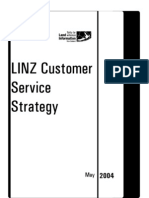 LINZ Customer Service Strategy
