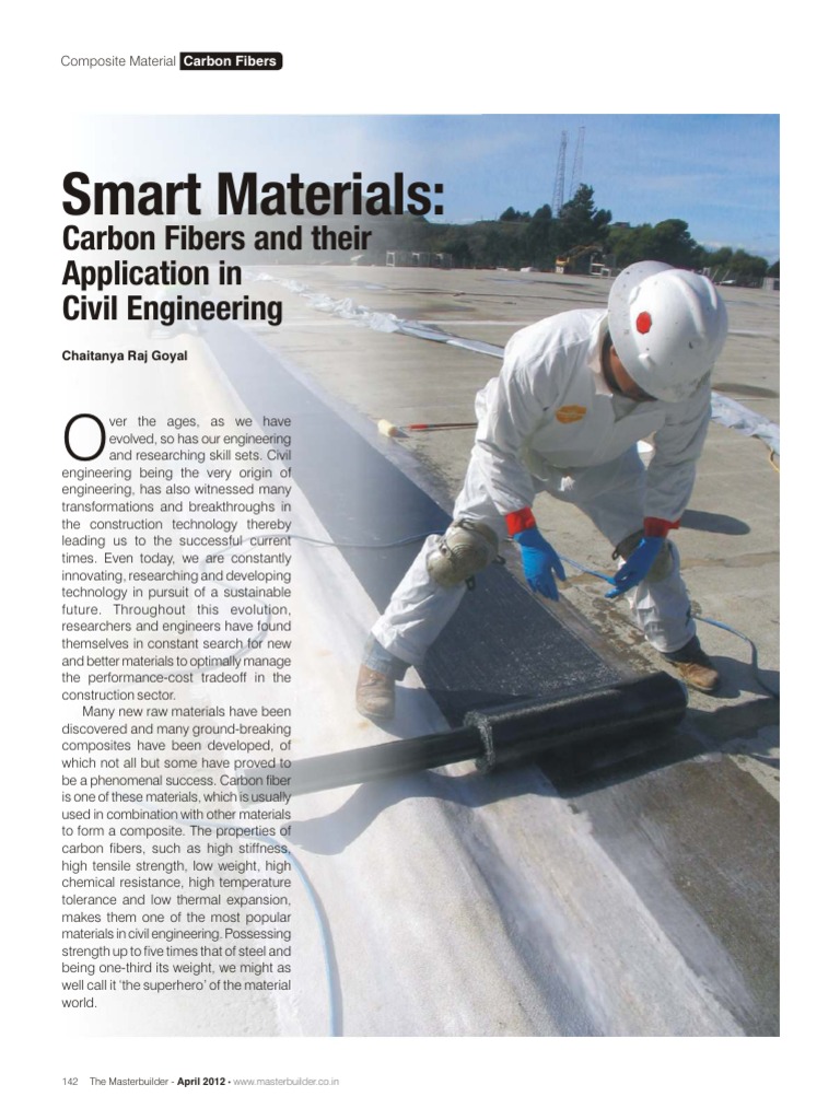 Article On 'Smart Materials Carbon Fibers and Their Application in