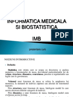 Informatica Medicala Si Biostatistica