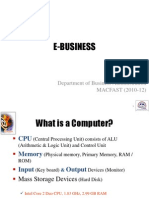 Introduction To E-Business