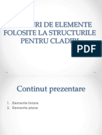 Curs 4 Tipuri de Elemente Folosite La Structurile Pentru Cladiri