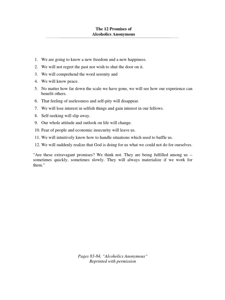 Twelvepromises | PDF