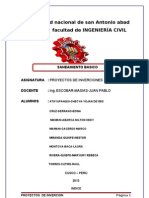 Trabajo de Proyectos de Inversion