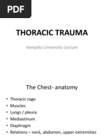 Thoracic Trauma: Kenyatta University Lecture