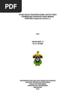 Download STUDI ISOLAT BAKTERI ASAM LAKTAT PADA FERMENTASI SPONTAN CABAI MERAH KERITING noviyantidocx by Riska Vivi ALfira SN134922765 doc pdf