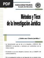 Metodos y Tecnicas de La Investigacion Juridica