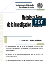 Metodos y Tecnicas de La Investigacion Juridica