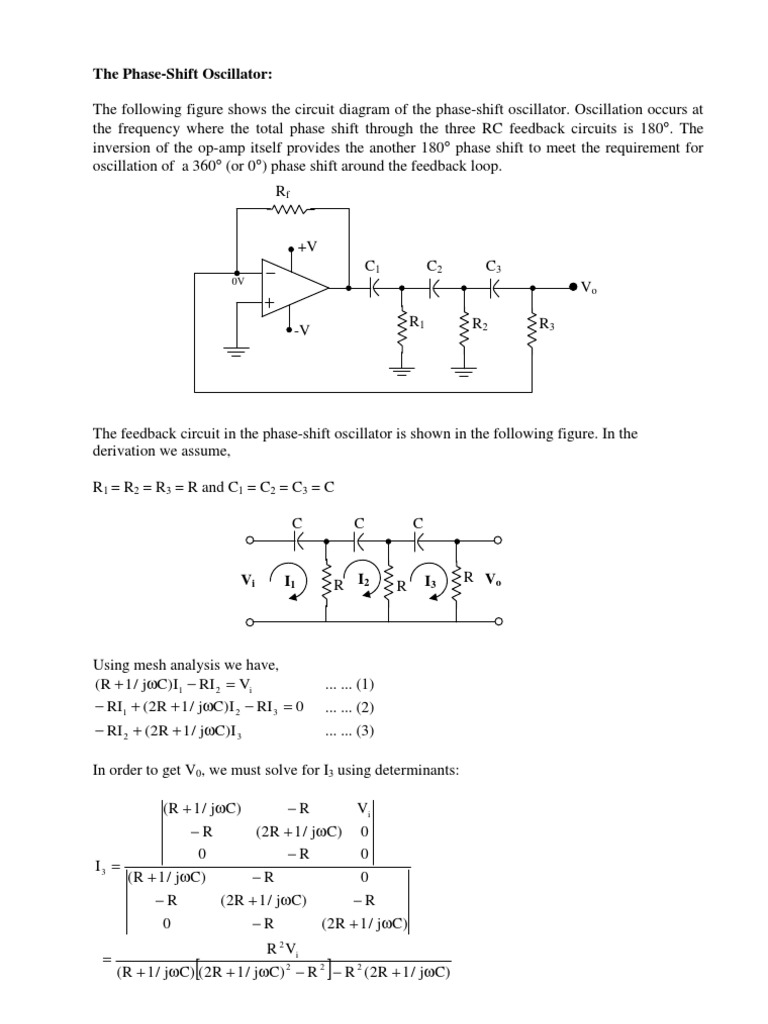 R-C and Wien Bridge Oscillators | PDF | Electronic Oscillator ...