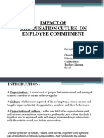 Impact of Organisation Cuture On Employee Commitment