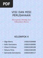 Download Visi Dan Misi Perusahaan by Viliani Dedes Hilman SN134938999 doc pdf