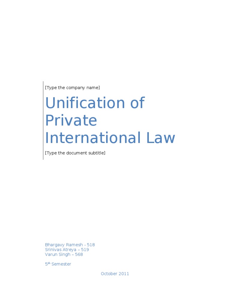 private international law thesis topics