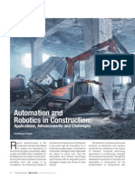 Article On 'Automation and Robotics in Construction' by Chaitanya Raj Goyal