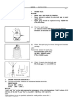 Inspection: - Ignition System