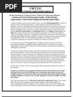 Download Buying Opportunity For Commercial Trucks Trailers and Construction Equipment by rama6666 SN13495208 doc pdf