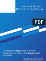 Informe Técnico Sobre Terapia Ocupacional