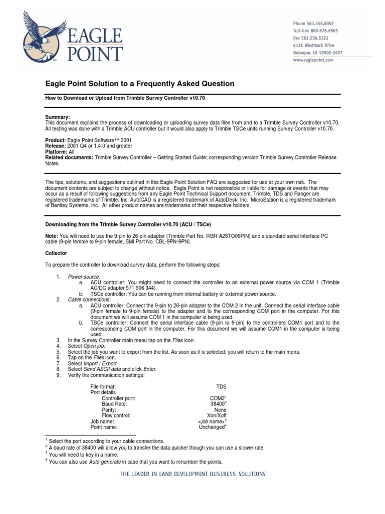 Upload Trimble Survey Controller v10.70 | PDF | Computer Engineering ...